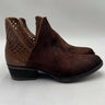 Circle G by Corral Ladies' brown cutout ankle booties Size 7M Circle G