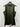 Vince Camuto Woman’s dark green mock neck  faux-suede tunic top Size M Vince Camuto