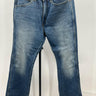 Levis 557 Western Straight Jeans Mens Stretch Medium Wash Bootcut Cowboy W34 L30 Levi's