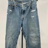 Levis 501 90s Jeans Womens Distressed Ripped Light Wash Button Fly Denim W32 L30 Levi's