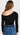 Free People Women's Thats Hot Thong Bodysuit, Black, M Free People