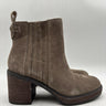 NWOB Crown Vintage Capari Bootie Brown Suede Women's Size 6.5 M Crown Vintage