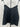 Abound Cami Top Black Ruffle Trim V-Neck Linen Blend Tank Blouse L Abound