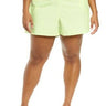 BP. Athletic Shorts in Green Limecream Size 1X BP.