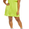 Plus Size Women's Bp. Satin Minidress, Size 1X - Green BP.