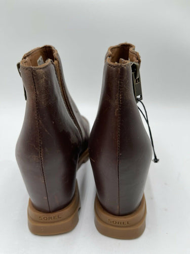 Sorel Joan of Arctic Wedge II or III boots in brown leather Size 7