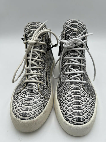 Giuseppe Zanotti snake-embossed mid-top woman sneakers Size 40