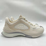 GUCCI Run GG  White/Beige Leather Low Top Sneakers UK Size 6 Gucci