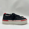 Christian Louboutin Super Pedro CL platform sneaker black canvas Size 38 Christian Louboutin