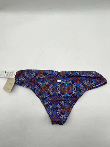Saha Urania bikini bottom Blue/orange Ruched Design XL LYCRA