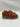 NAOT Fremont Burnt Orange Patent Leather Loafer Chain Lug Sole Womens 39 Naot
