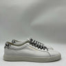 Saint Laurent Andy perforated leather sneakers in Babycat white / Black Size 42 Saint Laurent