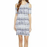 NWT Tart Tabitha Print Cold Shoulder Shift Dress Blue Size XS Tart Collections