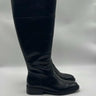Vince Camuto Women's Librina Wide-Calf 50/50 Stretch Boots Black Leather 7.5M-WC Vince Camuto