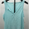 BP Nordstrom Aqua Turquoise Ribbed Henley Tank Top Plus Size 1X Nordstrom