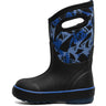 Bogs Classic II-Sharks Toddler/Little Big Kid Rain Boo, Black Multi, 7 US Unisex Bogs