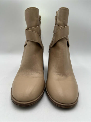 NWOB Crown Vintage Women's Courla Booties Beige Size 7.5M/38