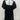 Beyond The Radar Dress Womens Black Velvet Burnout Puff Sleeve Smocked Mini L Beyond The Radar