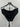 Coco Reef Bikini Bottom Black Bra Sized Ruched Hipster 2XL Coco Reef