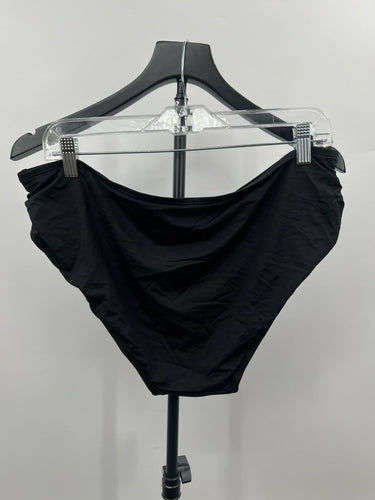 Coco Reef Bikini Bottom Black Bra Sized Ruched Hipster 2XL Coco Reef