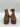 Women’s Lucky Brand Pedera Ankle Side Zip Boot Brown Leather Size 7.5M Lucky Brand
