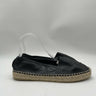 YSL Saint Laurent Monogram espadrille in black lambskin leather Size 39 Saint Laurent