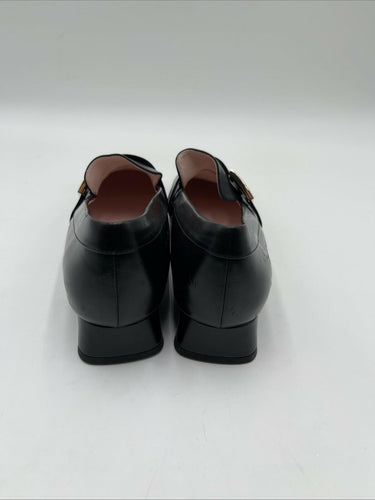 Women’s Roger Vivier Mini Leather Loafers Black Size 36.5