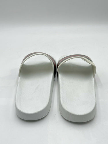 Gucci Pursuit pool slides green and red web strap Size 7 UK Gucci