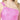 Michael Michael Kors Women's One-Shoulder O-Ring Bikini Top Color Pink Size M Michael Kors