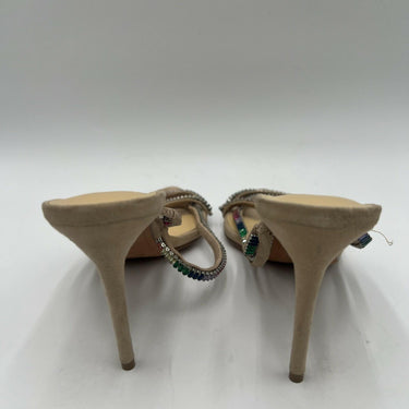 Women’s Alexandre Birman Polly stiletto sandal Beige Suede Size 36 Alexandre Birman
