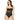 JETS by Jessika Allen Women's Aspire Bandeau One Piece Swimsuit, Black Size 6 Jets by Jessika Allen