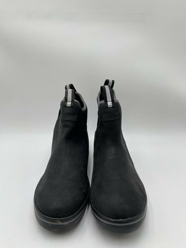 Xtratuf Men's Leather Ankle Deck Boots in black Size 12M