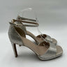 NWOB Kelly & Katie DAHLIA Shimmer Studded Fabric Ankle Strap Heeled Sandals 9 M Kelly