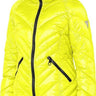 NWD GUESS Women's Puffer Storm Cuffs Jacket Neon Size L GUESS