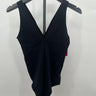 Commando Butter Luxe Deep V Bodysuit BDS042 Black Sleeveless Thong NWT Size M Commando