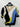 ON 34th Sweater Top Abstract Colorblock Mesh Knit Short Sleeve XS On 34th