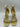 Alexander McQueen Crystal Yellow Satin Ankle-Cuff Cocktail Sandals Size 37.5 Alexander McQueen