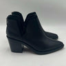 Women’s Vince Camuto Riggie Black Leather Slip-on Ankle Boots Size 9M Vince Camuto