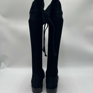 Women’s Stuart Weitzman Lowland over-the-knee Black Suede boots Size 5B Stuart Weitzman