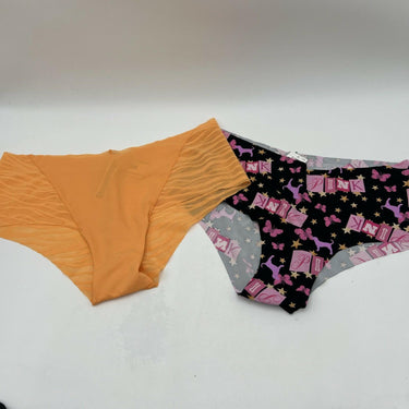 Lot Of 6 Pink Panties Mix Colors Size M Pink