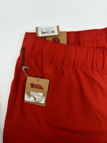 Fjällräven Men Red shorts fox logo patch Swiming Water Repellent Size 44 EUR