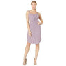 J.O.A. Checked Dress with Knot Detail (Purple Plaid) Women's Dress Size S J.O.A.