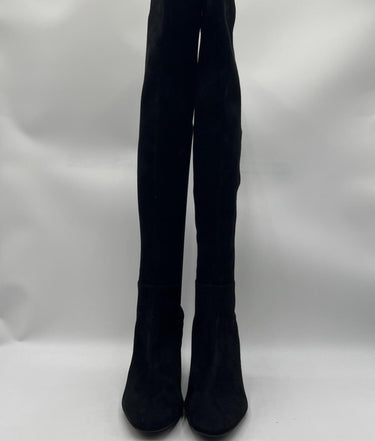 Women’s Stuart Weitzman Gillian 60 Over-the-Knee Black Suede Boot Size 8.5B