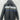 New Balance Jacket Mens Black Puffer Hooded Colorblock Stripe Gray Navy Warm L New Balance