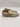 Women’s Chanel Shiny Calfskin Logo Loafers in beige Size 35