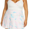 BP. Contrast Crop Organic Cotton Blend Tank, Ivory SIZE 1X BP.