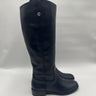 I.N.C. Women’s Black Leather Knee High Side Zip Riding Boots Size 7M INC International Concepts