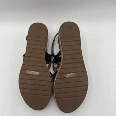 Bella Vita Women's Zip-Italy Wedge Sandals Black Size 6.5M Bella Vita