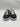 Mens Dolce&Gabbana leather low-top Black Leather / Silver sneakers Size 5 UK Dolce&Gabbana