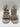 Kelly & Katie CADENE Taupe Fabric Square Toe Strappy Rhinestone Sandals, 9M Kelly